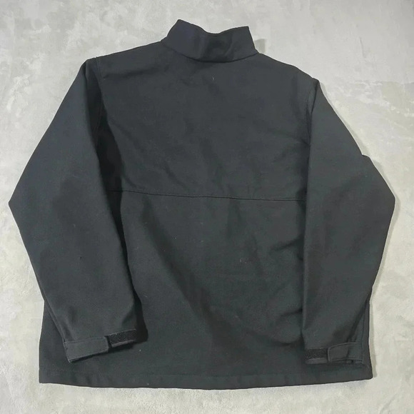 Columbia Soft Shell Fleece Lined Black Jacket Sz XXL 2XL - Picture 2 of 8